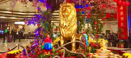 Bellagio Chinese New Year display 2022 - Year of the Tiger 